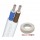 Cable Manguera plana 2x0,75mm Blanca, rollo de 100mts